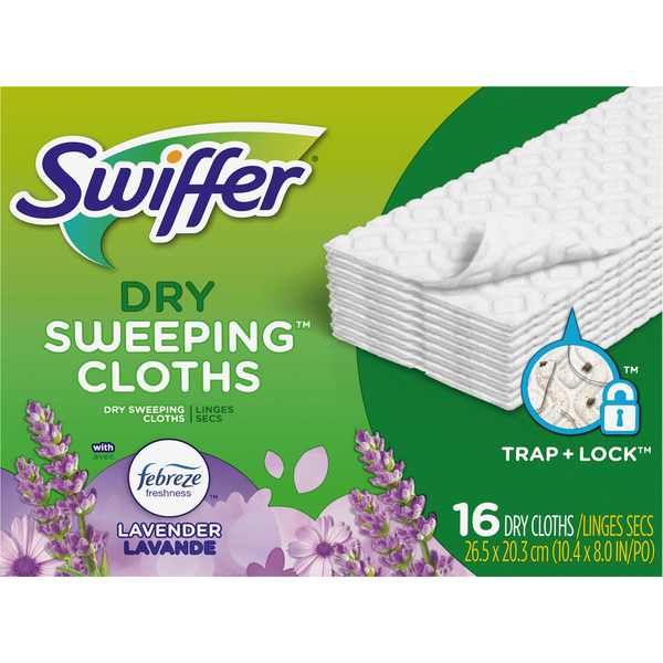 Cleaning Supplies Swiffer Sweeper Dry Sweeping Pad Multi Surface Refills for Dusters floor mop, hero