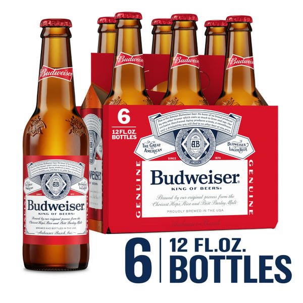 Lagers Budweiser Beer Bottles hero