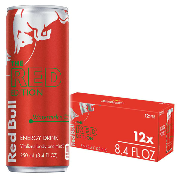 Energy & Sports Drinks Red Bull Red Edition Watermelon Energy Drink hero