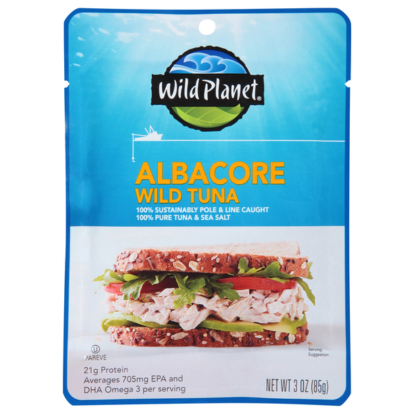 Canned Meat & Seafood Wild Planet Wild Tuna, Albacore hero