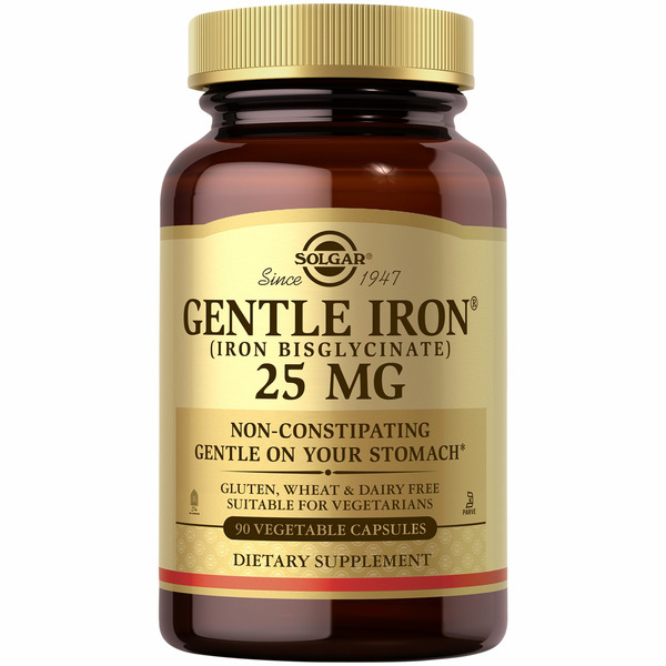 Iron Solgar Gentle Iron, 25 mg, Vegetable Capsules hero