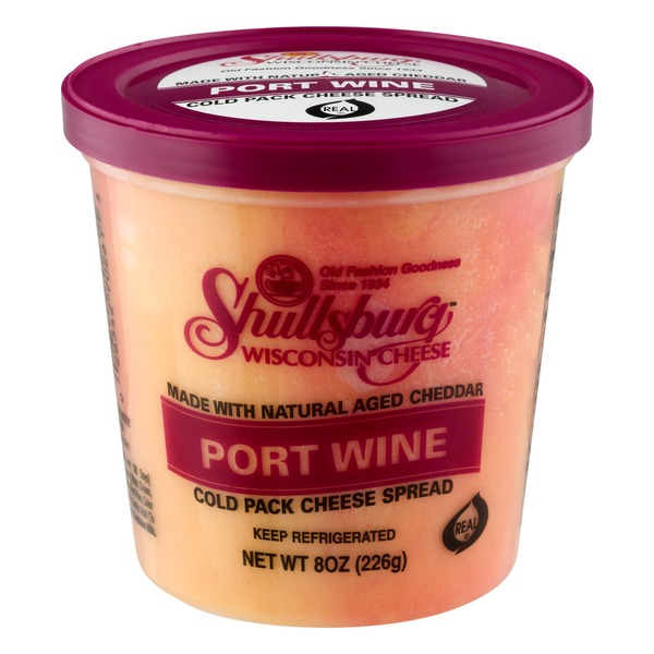 Spreads Shullsburg Creamery Cold Pack Cheese Spread Port Wine hero