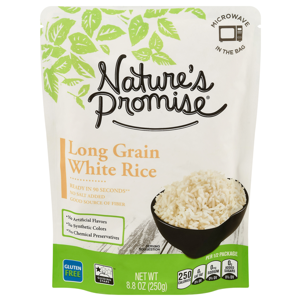 Grains, Rice & Dried Goods Nature's Promise 90 Second Long Grain White Rice hero