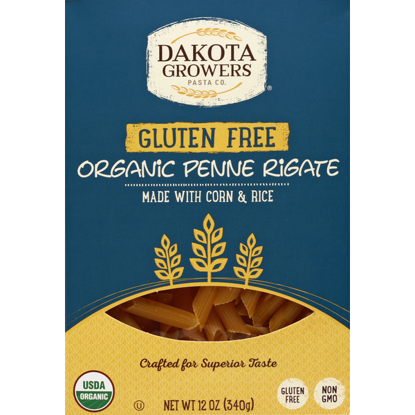 Dry Pasta Dakota Growers Penne Rigate, Organic hero