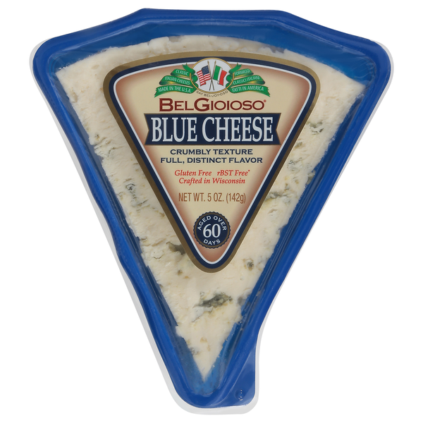 Packaged Cheese BelGioioso Blue Cheese Wedge hero