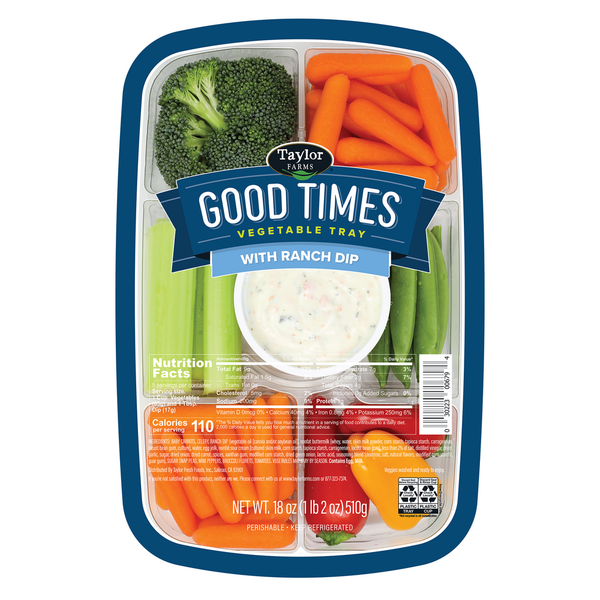 Dips Taylor Farms Vegetable Tray with Dip hero