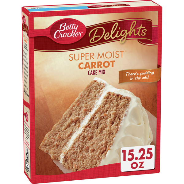 Doughs, Gelatins & Bake Mixes Betty Crocker Delights Super Moist Carrot Cake Mix hero