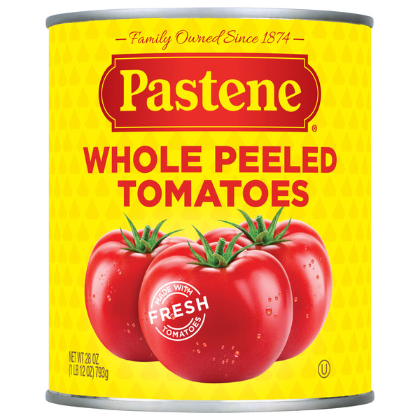 Pastene Whole Peeled Tomatoes hero