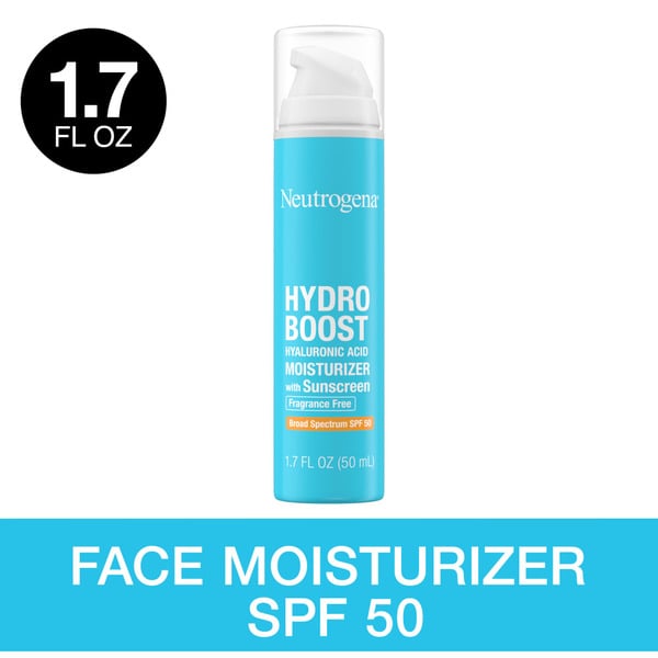 Neutrogena Hydro Boost SPF 50 Hyaluronic Acid Moisturizer hero