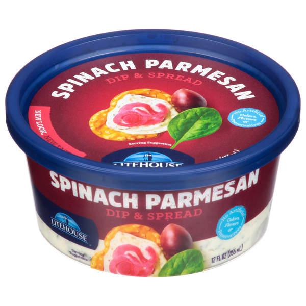 More Household Litehouse Dip & Spread, Spinach Parmesan hero