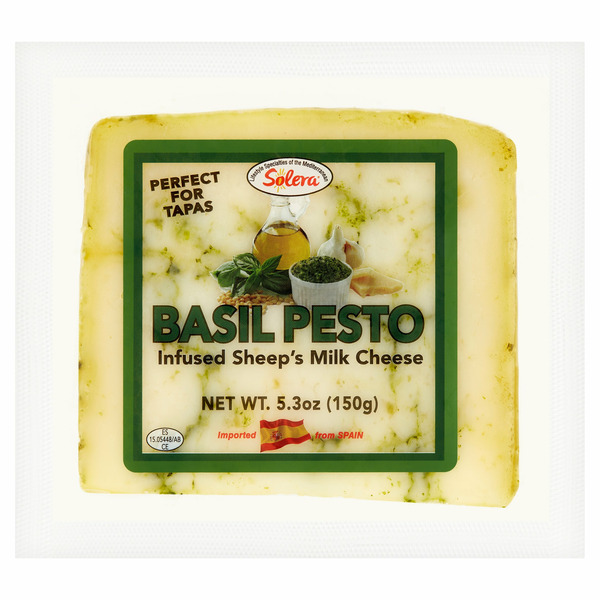 Solera Basil Pesto Infused Sheep's Milk Cheese hero