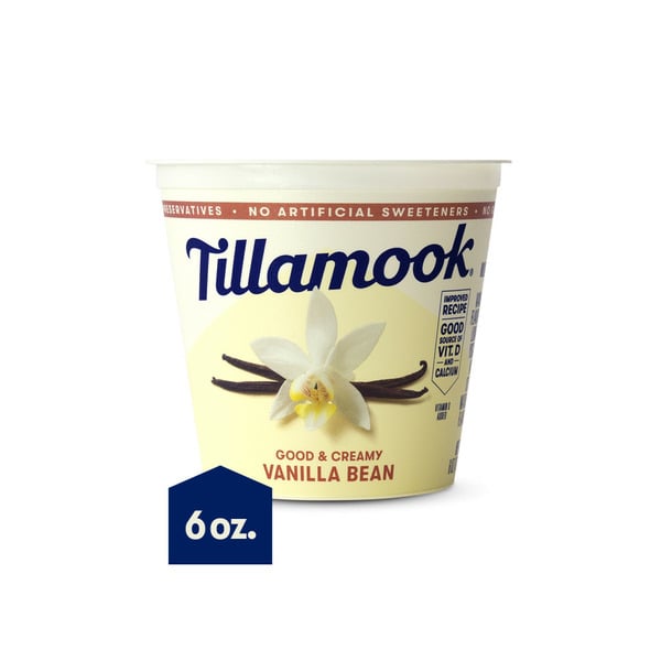 Yogurt Tillamook Vanilla Bean Lowfat Yogurt hero