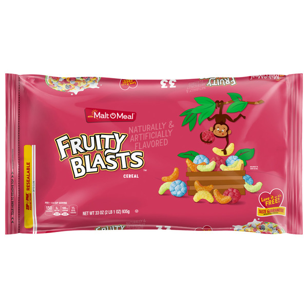 Malt-O-Meal Fruity Blasts Breakfast Cereal, Bagged Cereal hero