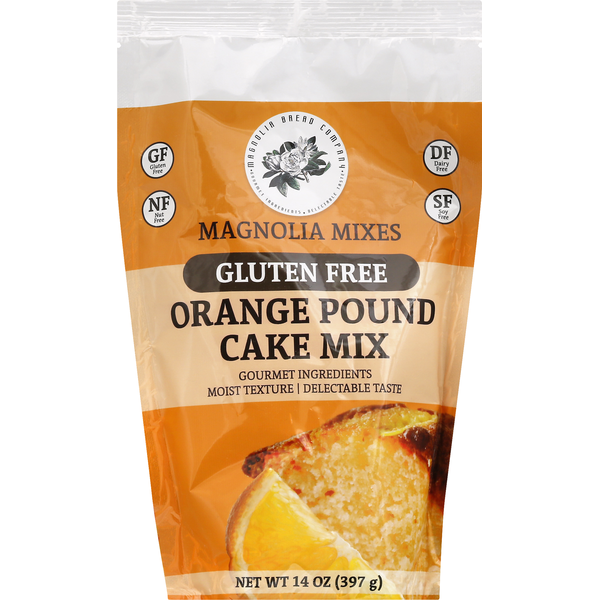 More International Foods MAGNOLIA BREAD COMPANY Magnolia Mixes Cake Mix, Gluten Free, Orange Pound hero