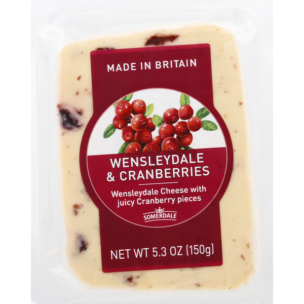 Specialty Cheeses Wensleydale Cheese with Cranberry hero