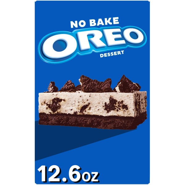 Doughs, Gelatins & Bake Mixes Jell-O Oreo Dessert Kit with Filling Mix, Crust Mix & Cookie Pieces hero