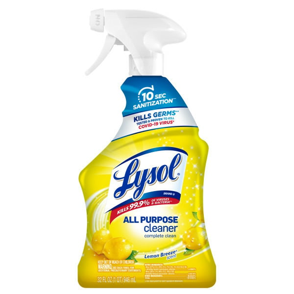 Cleaning Supplies Lysol All-Purpose Cleaner Complete Clean Lemon Breeze Scent hero