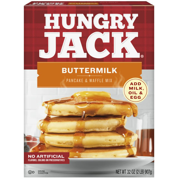 Hot Cereal & Pancake Mixes Hungry Jack Buttermilk Pancake Mix And Waffle Mix hero