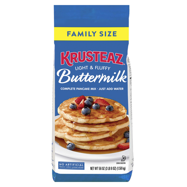 Hot Cereal & Pancake Mixes Krusteaz Buttermilk Pancake & Waffle Mix, Family Size hero