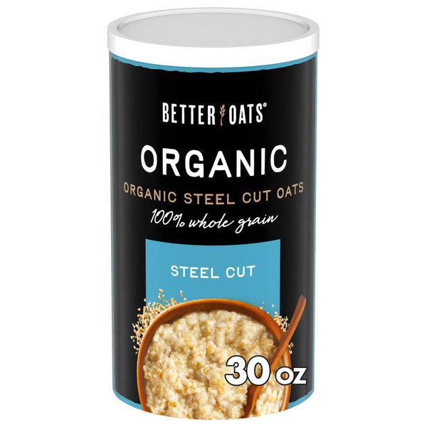 Cereal Better Oats Organic Steel Cut Oats hero