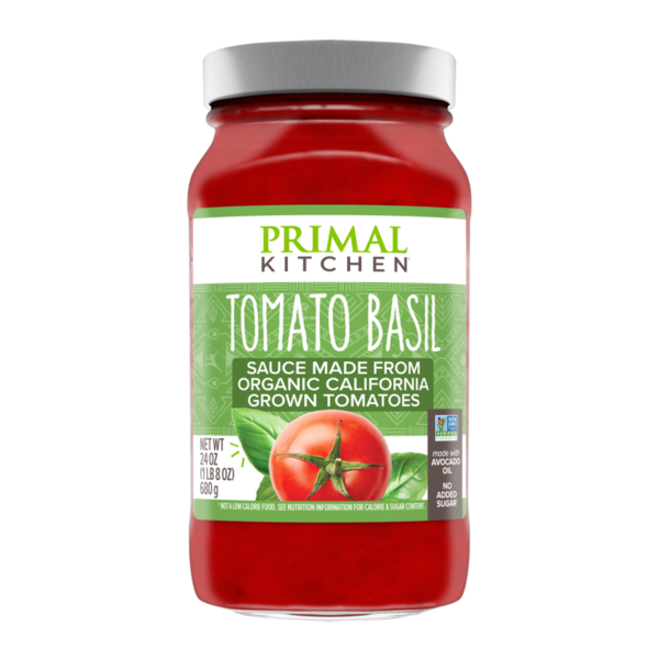 Pasta Sauce Primal Kitchen Tomato Basil Marinara Sauce hero