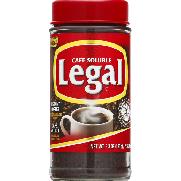 Coffee Café Legal Instant Coffee, with Caramelized Sugar hero