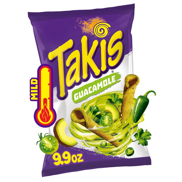 Chips & Pretzels Takis Guacamole Rolled Tortilla Chips Bag hero