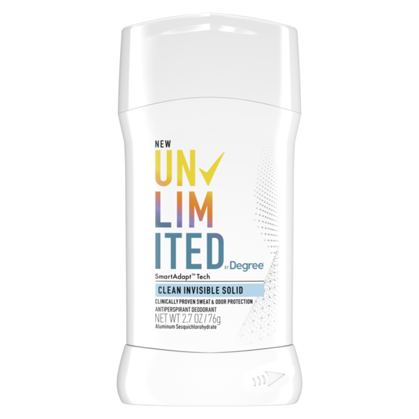 Deodorants Degree Unlimited Antiperspirant Deodorant Clean hero