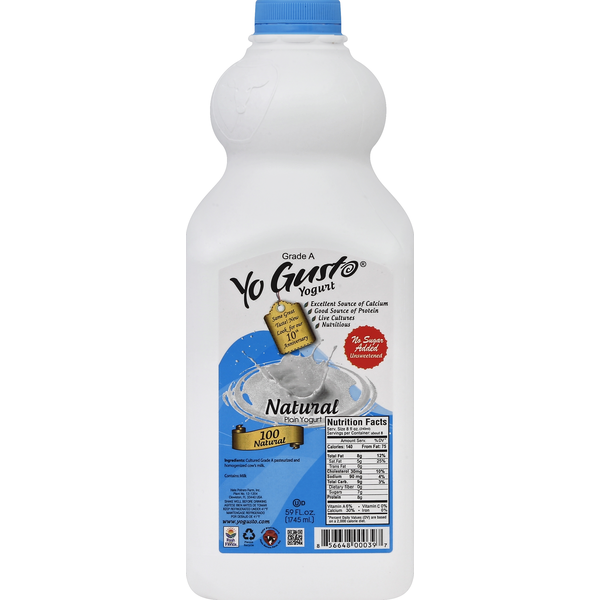 Yogurt/Kefir YoGusto Yogurt, Natural hero