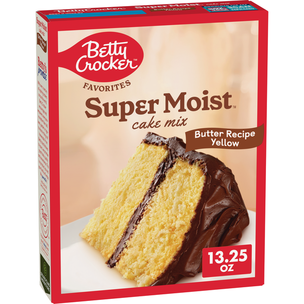 Doughs, Gelatins & Bake Mixes Betty Crocker Favorites Super Moist Butter Recipe Yellow Cake Mix hero