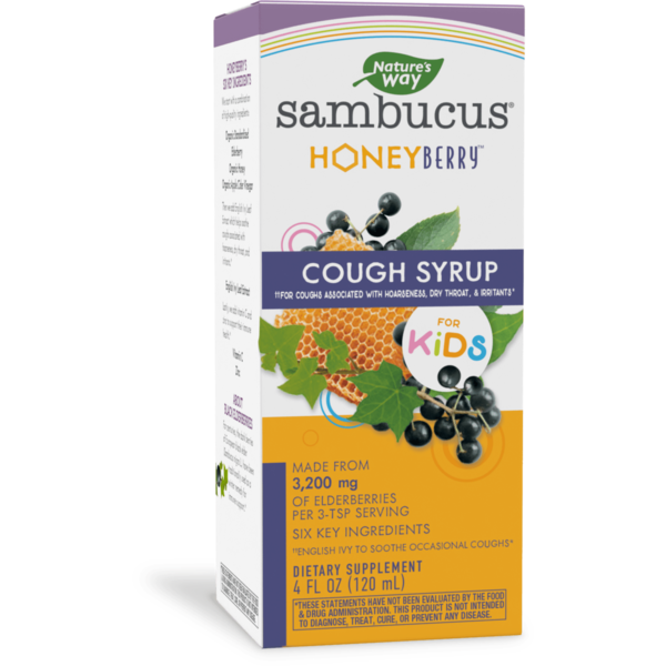 Vitamins & Supplements Nature's Way Sambucus HoneyBerry Kids Cough Syrup hero