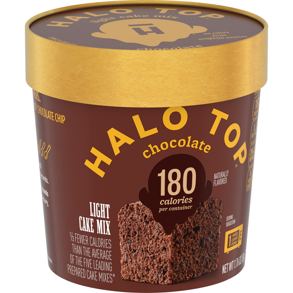 Halo Top Single Serving Light Chocolate Cake Mix hero