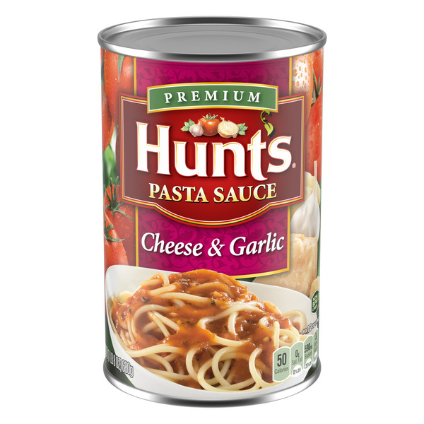 Pasta Sauce Hunt's Pasta Sauce, Cheese & Garlic hero