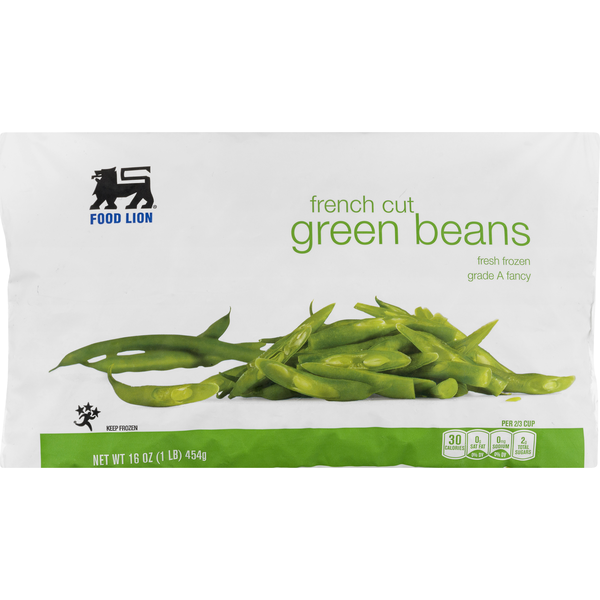 Vegetables, Vegan, & Vegetarian Food Lion Green Beans, French Cut hero