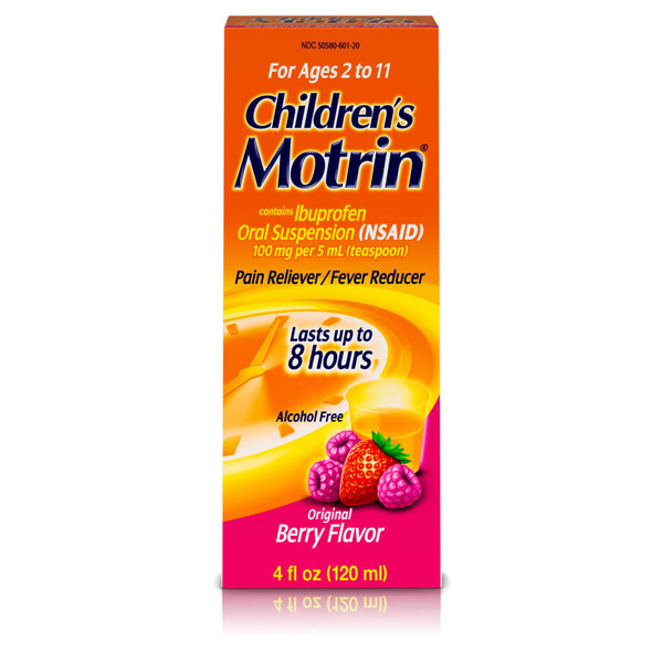 Baby First Aid & Vitamins Children's Motrin Oral Suspension, Berry hero