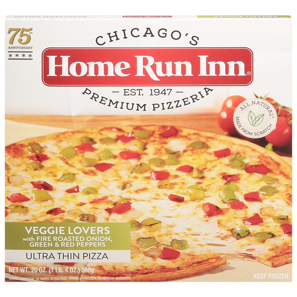 Frozen Pizza Home Run Inn Ultra Thin Crust Cheese Supreme Pizza hero