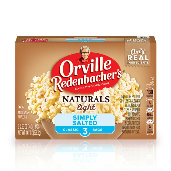 Popcorn & Jerky Orville Redenbacher's Naturals Simply Salted Popcorn, Classic Bag hero