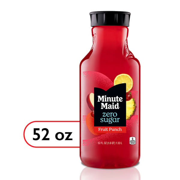 Juice & Nectars Minute Maid Sugar Fruit Punch Bottle hero