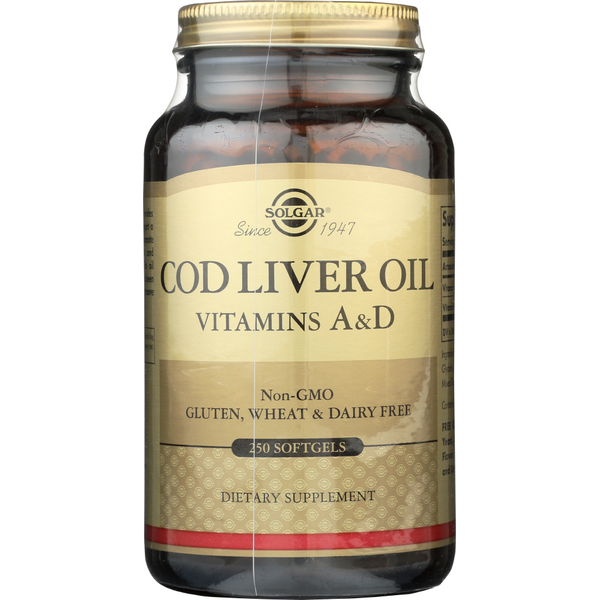 Supplement Oils Solgar Cod Liver Oil hero