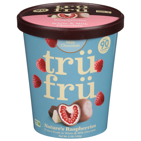 Frozen Appetizers & Sides Tru Fru Nature's Raspberries, Milk Chocolate hero