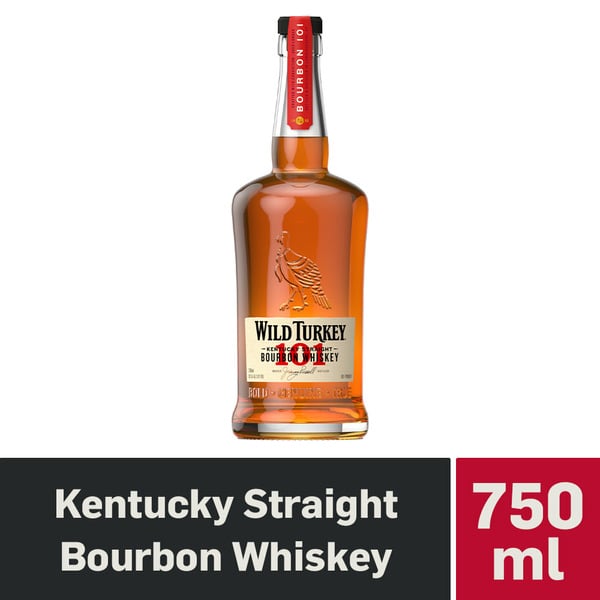 Bourbon Wild Turkey 101 Kentucky Straight Bourbon Whiskey hero