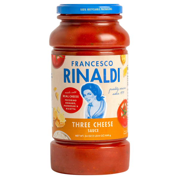 Pasta Sauce Francesco Rinaldi Sauce, Three Cheese hero