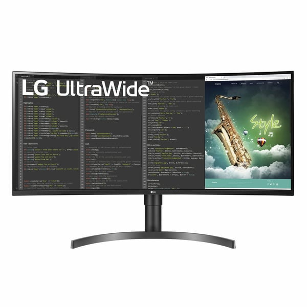 Monitors & Computer Screens LG 35" Class UltraWide Curved WQHD HDR10 Monitor hero