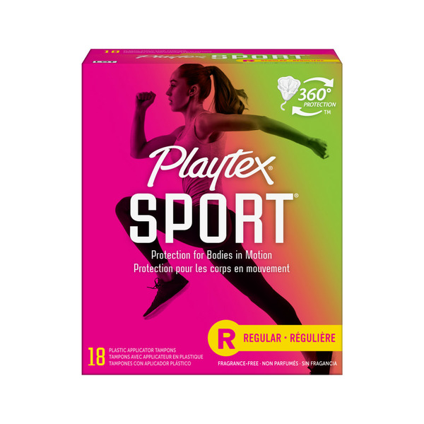 Feminine Care Playtex Tampons Unscented Regular Absorbency - 18 Count hero