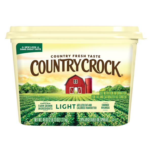 Butter Country Crock Light Vegetable Oil Spread hero