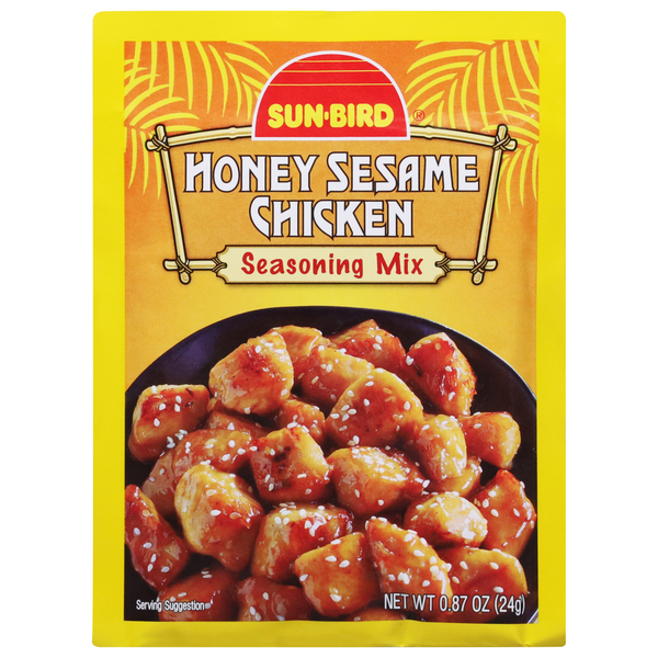 Asian Foods Sun-Bird Seasoning Mix, Honey Sesame Chicken hero