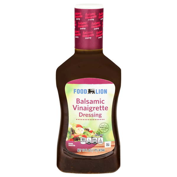 Salad Dressing & Toppings Food Lion Dressing, Balsamic Vinaigrette hero