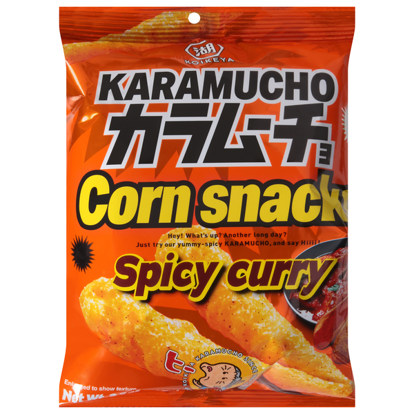 Crackers Koikeya Corn Snacks, Spicy Curry hero