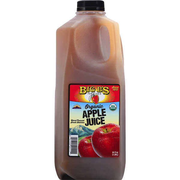 Refrigerated BIG B's Juice, Organic, Apple hero