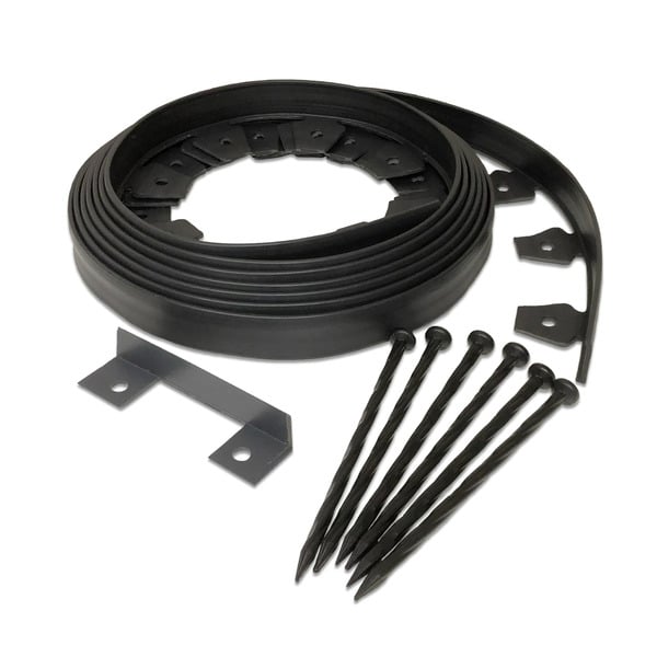 Edging EasyFlex 20' Black No Dig Edging Landscape Kit hero